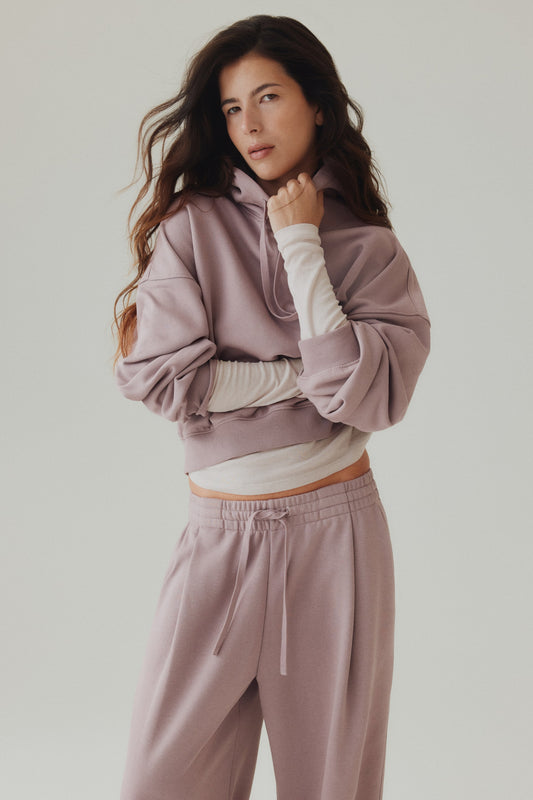 Hoodie Dusty purple
