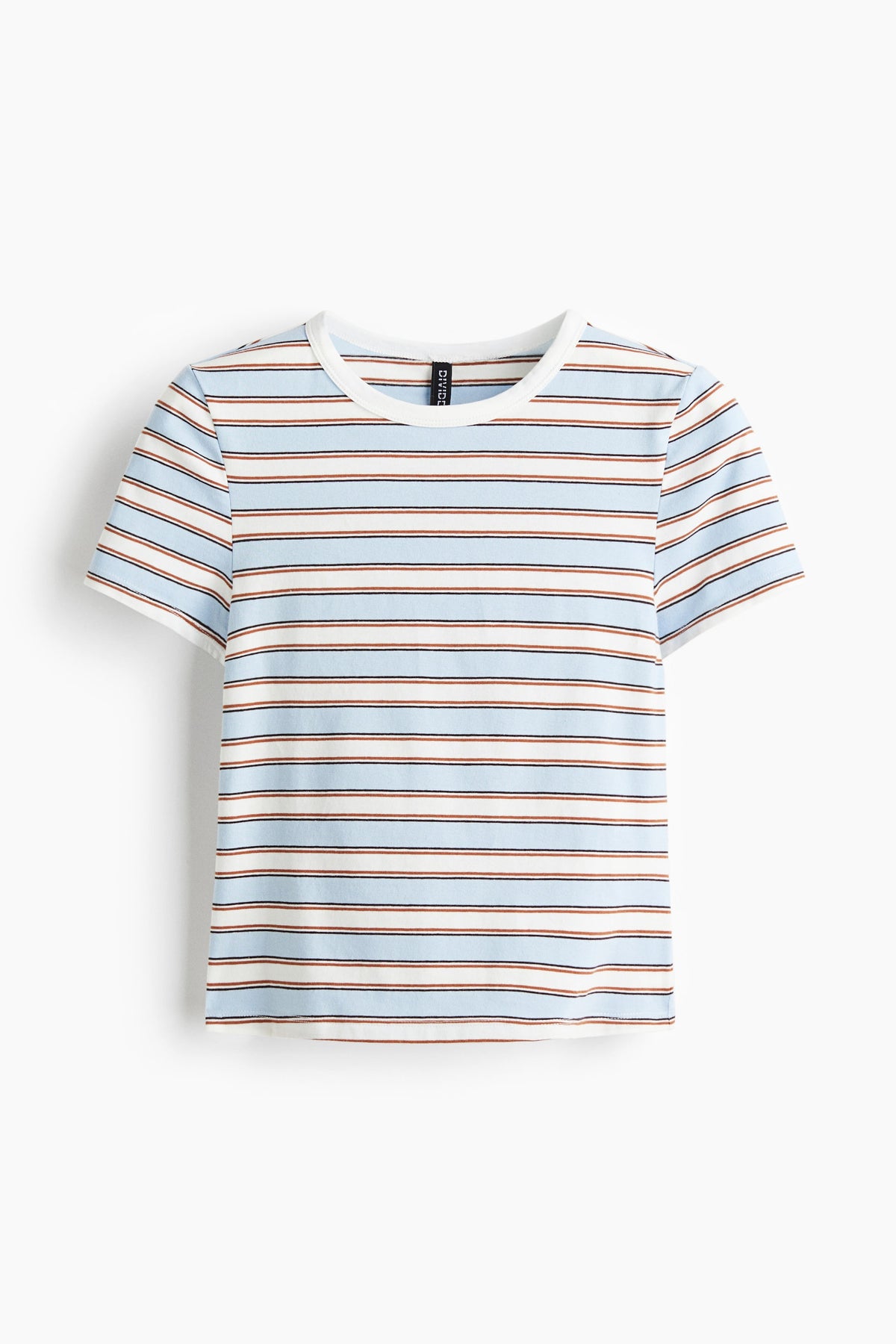 Striped Fitted cotton T-shirt