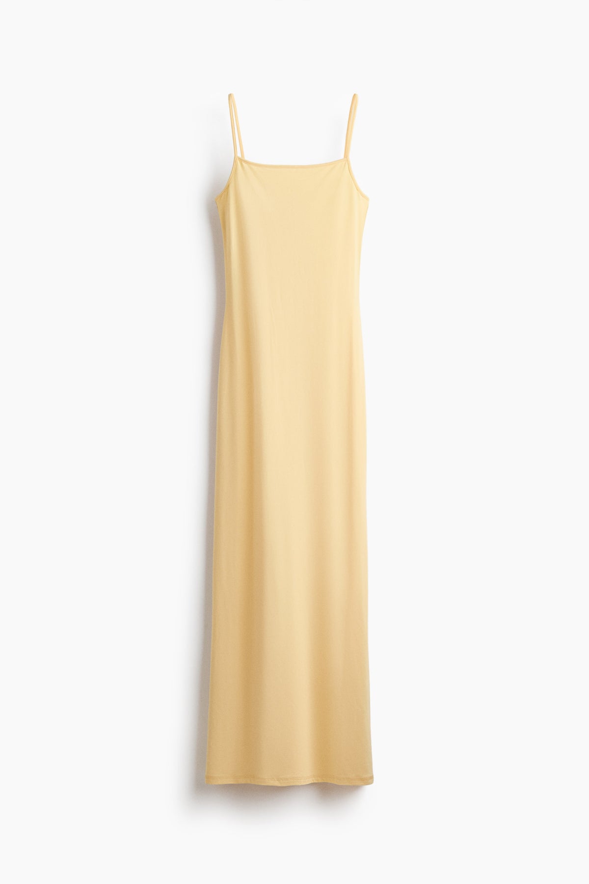Maxi strappy dress Yellow