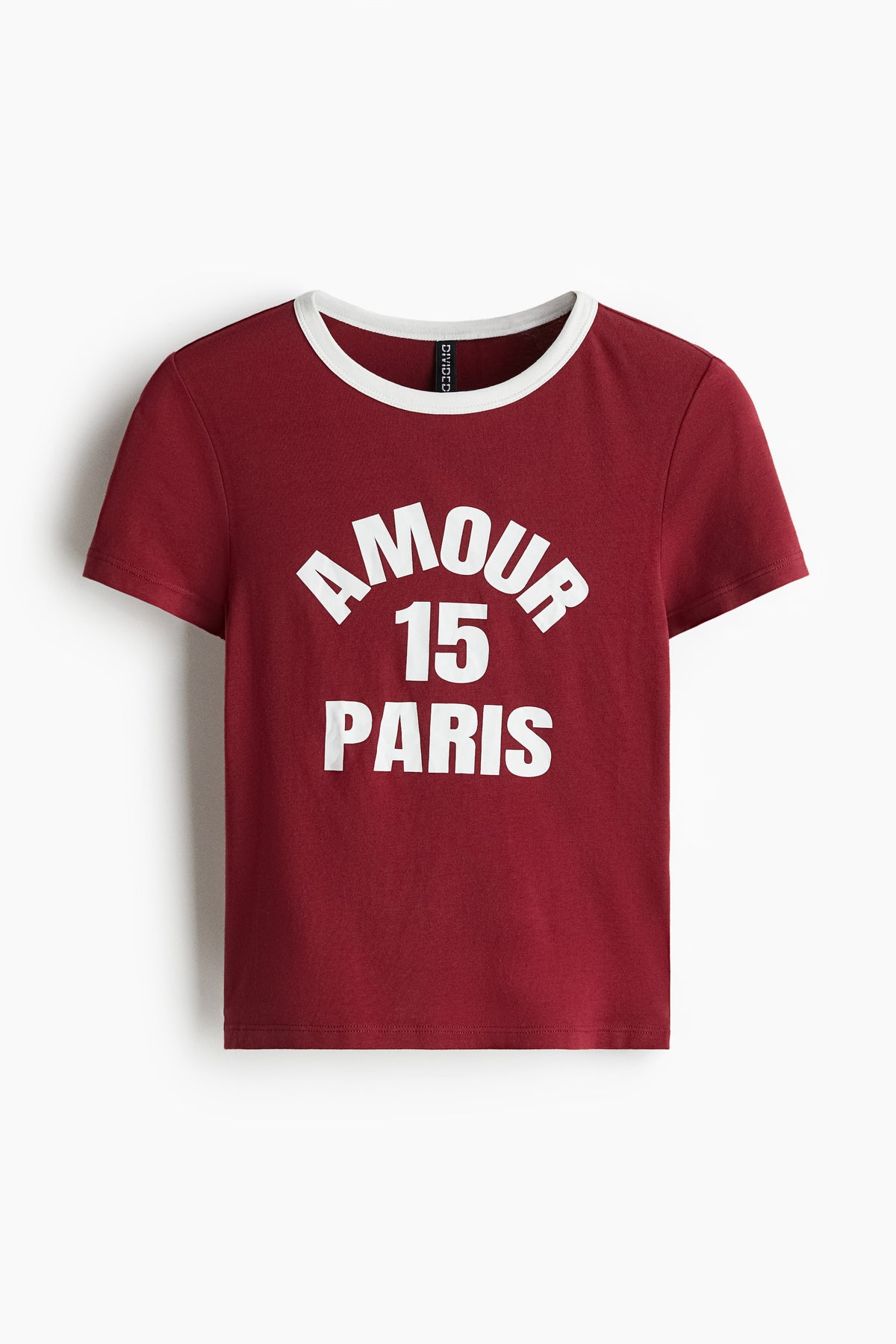 Amour Fitted cotton T-shirt