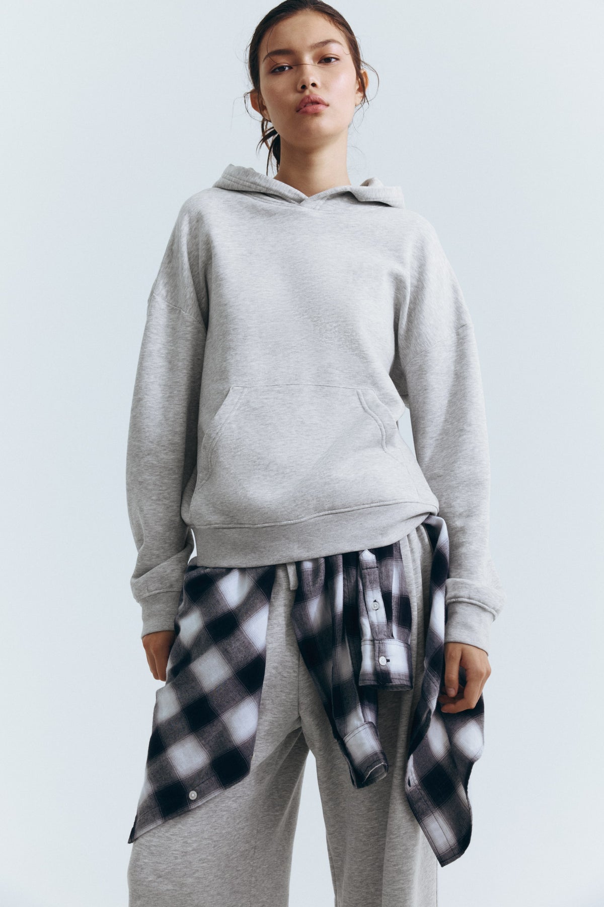 Hoodie Light Grey