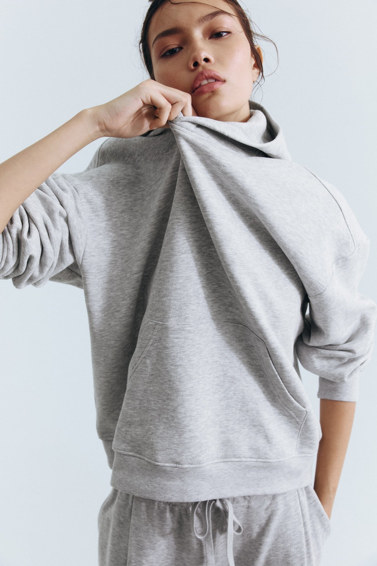 Hoodie Light Grey