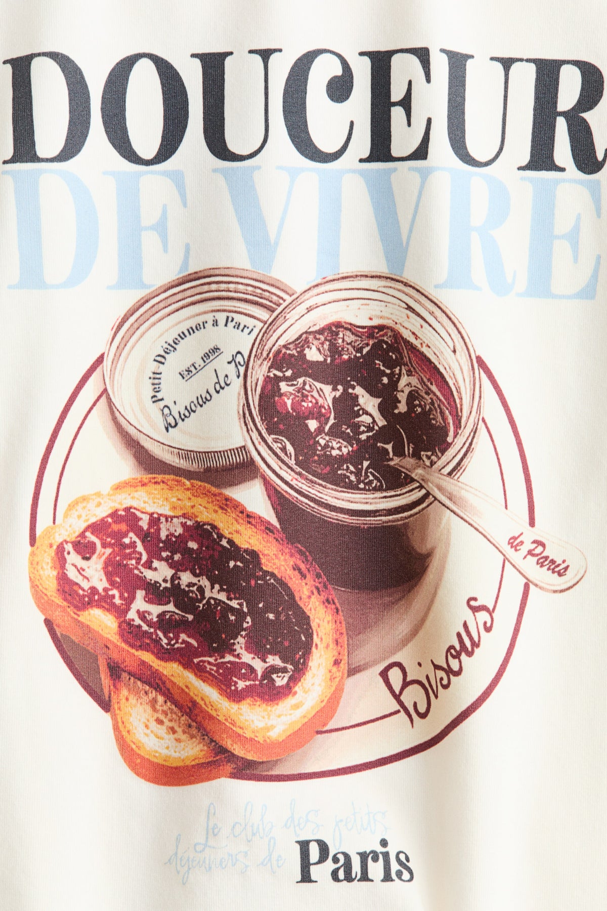 Douceur de Vivre Fitted cotton T-shirt