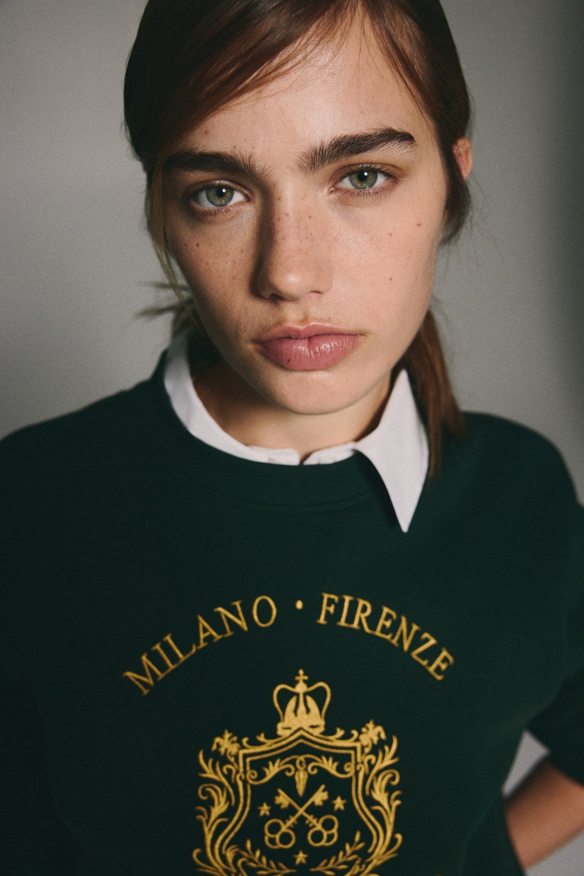Milano Motif detail sweatshirt