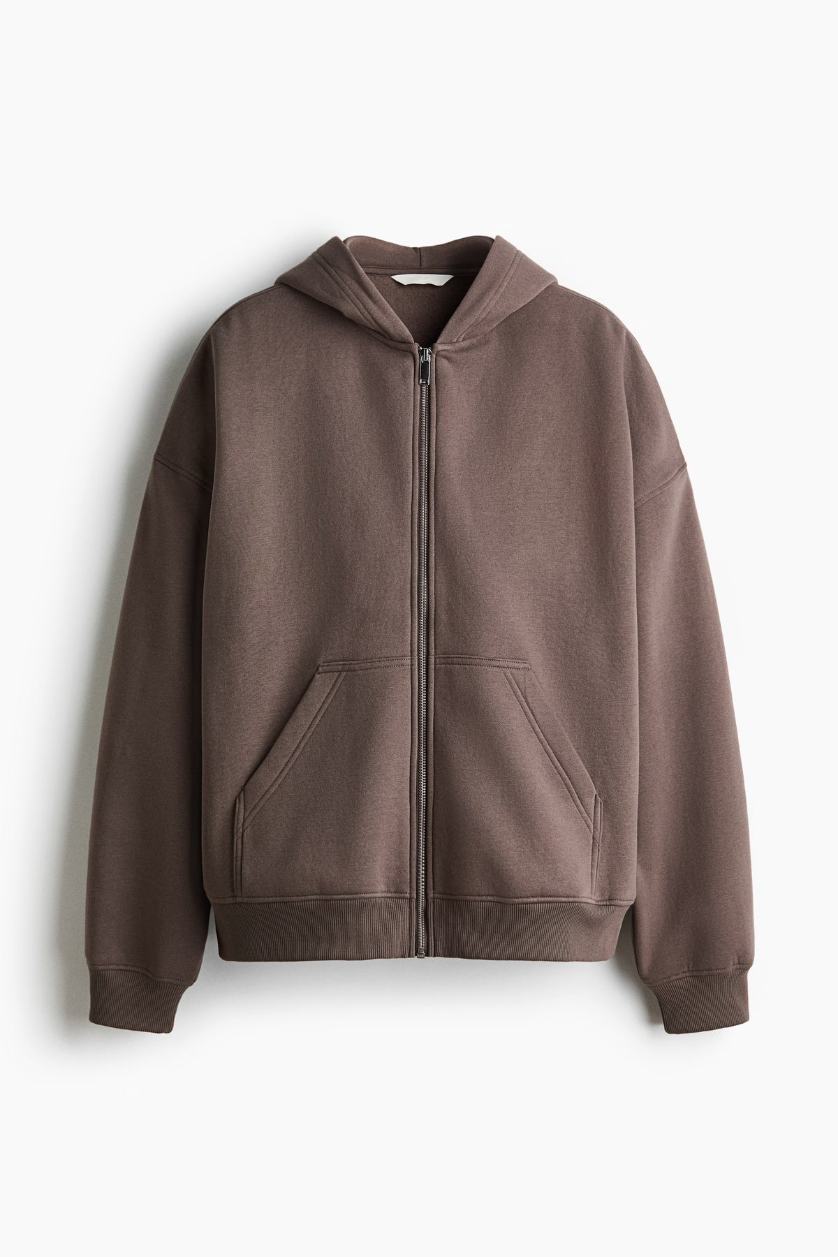 Zip-through hoodie