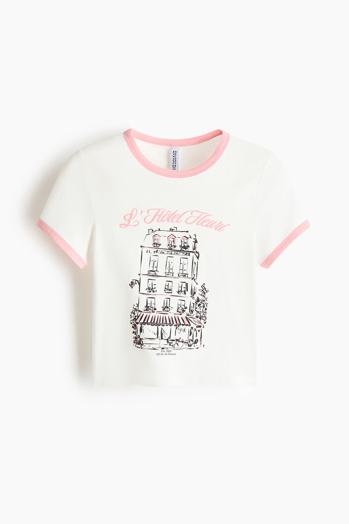 Hotel Fitted cotton T-shirt