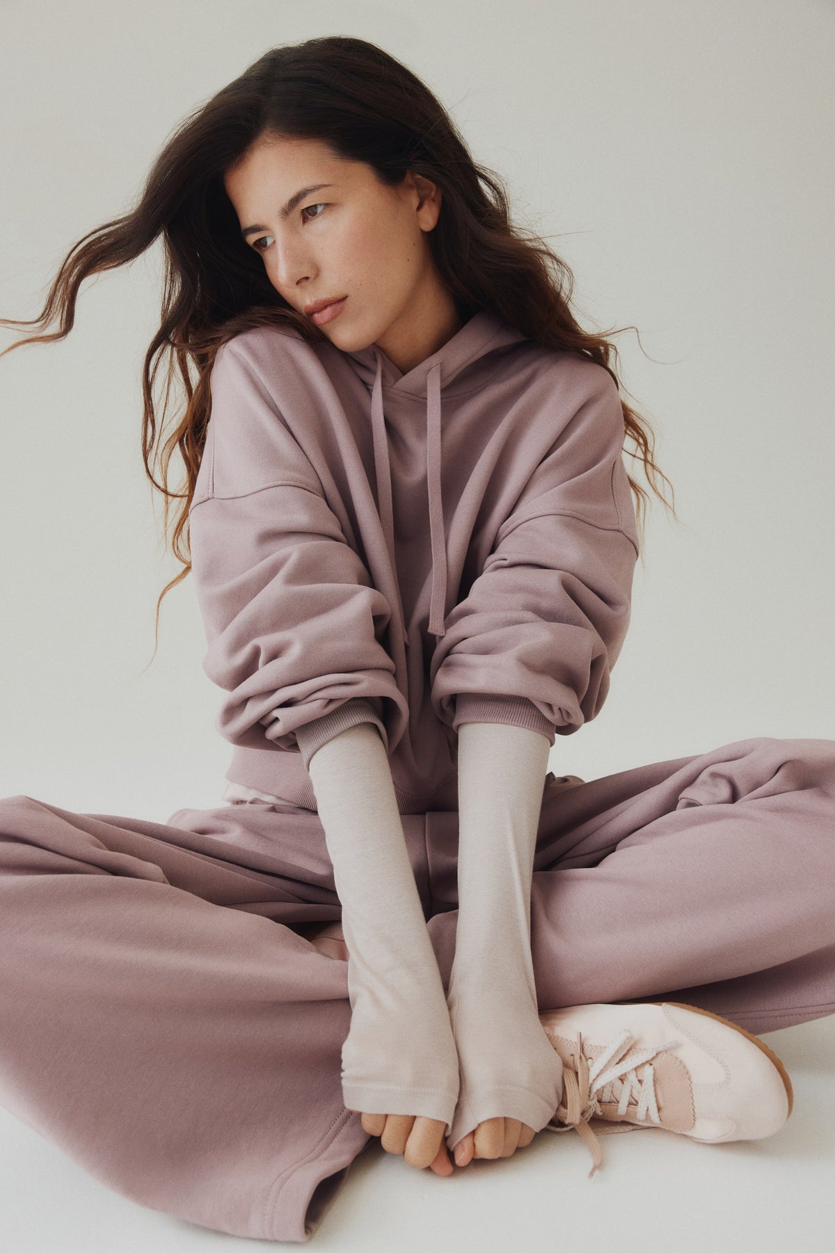 Hoodie Dusty purple