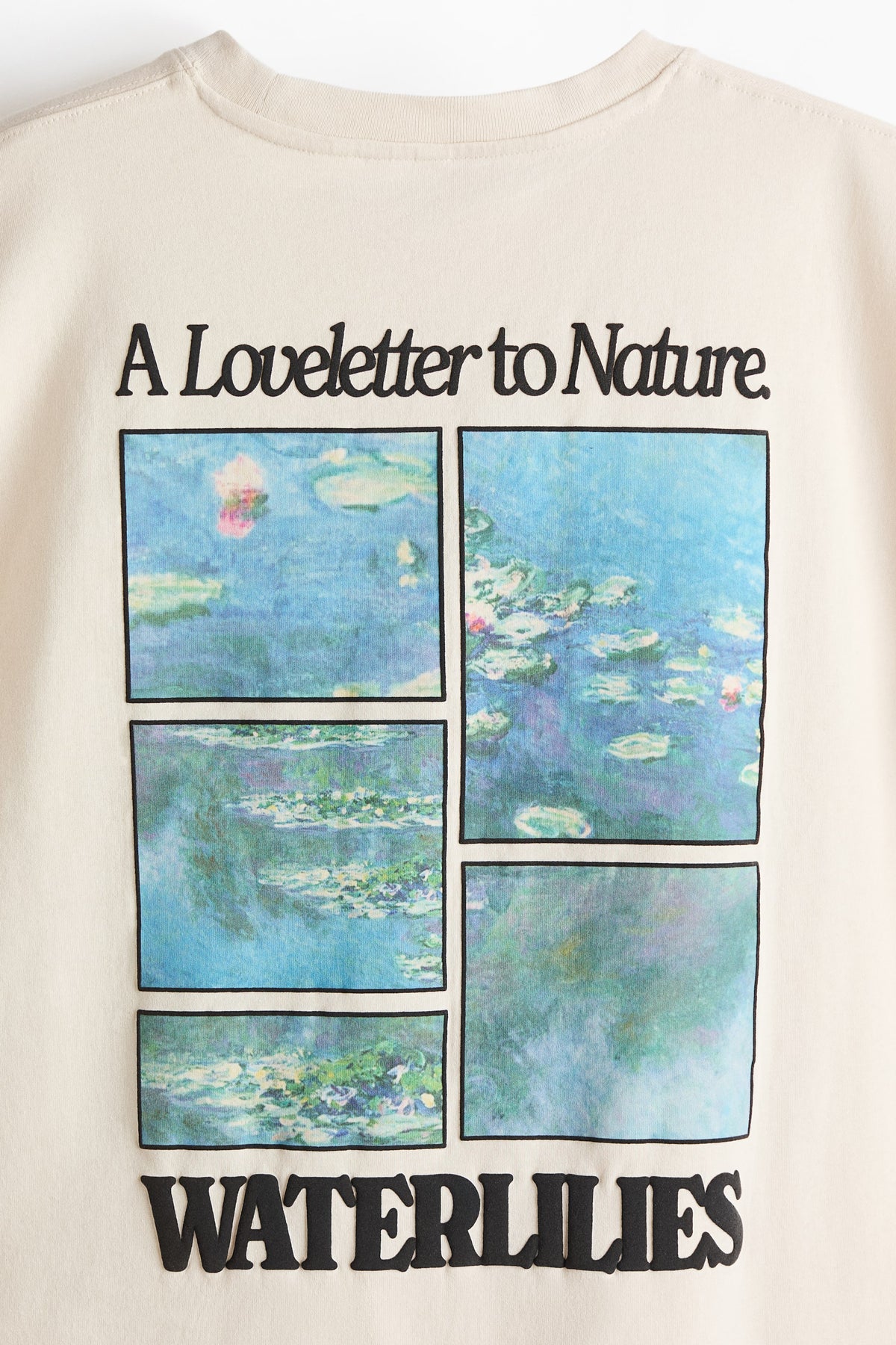 Monet Oversized print-motif T-shirt