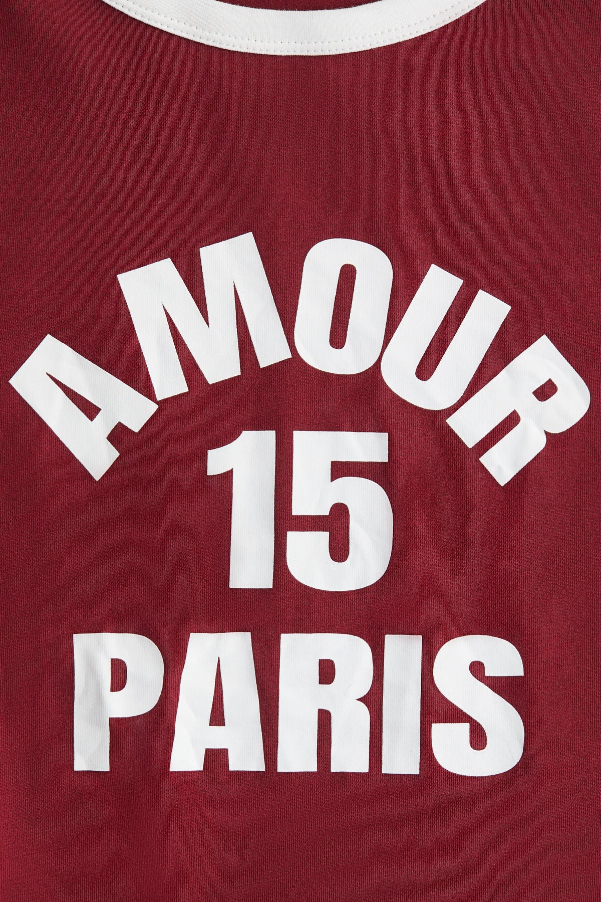 Amour Fitted cotton T-shirt