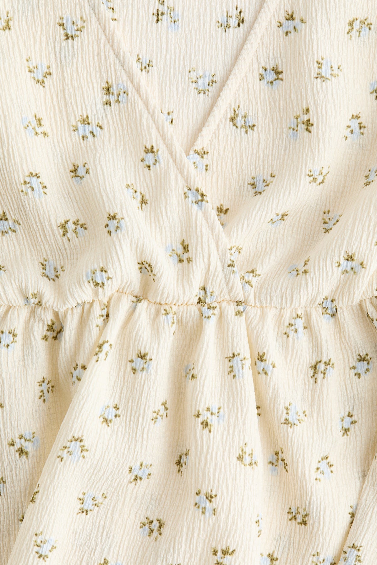 Crinkled jersey top Light