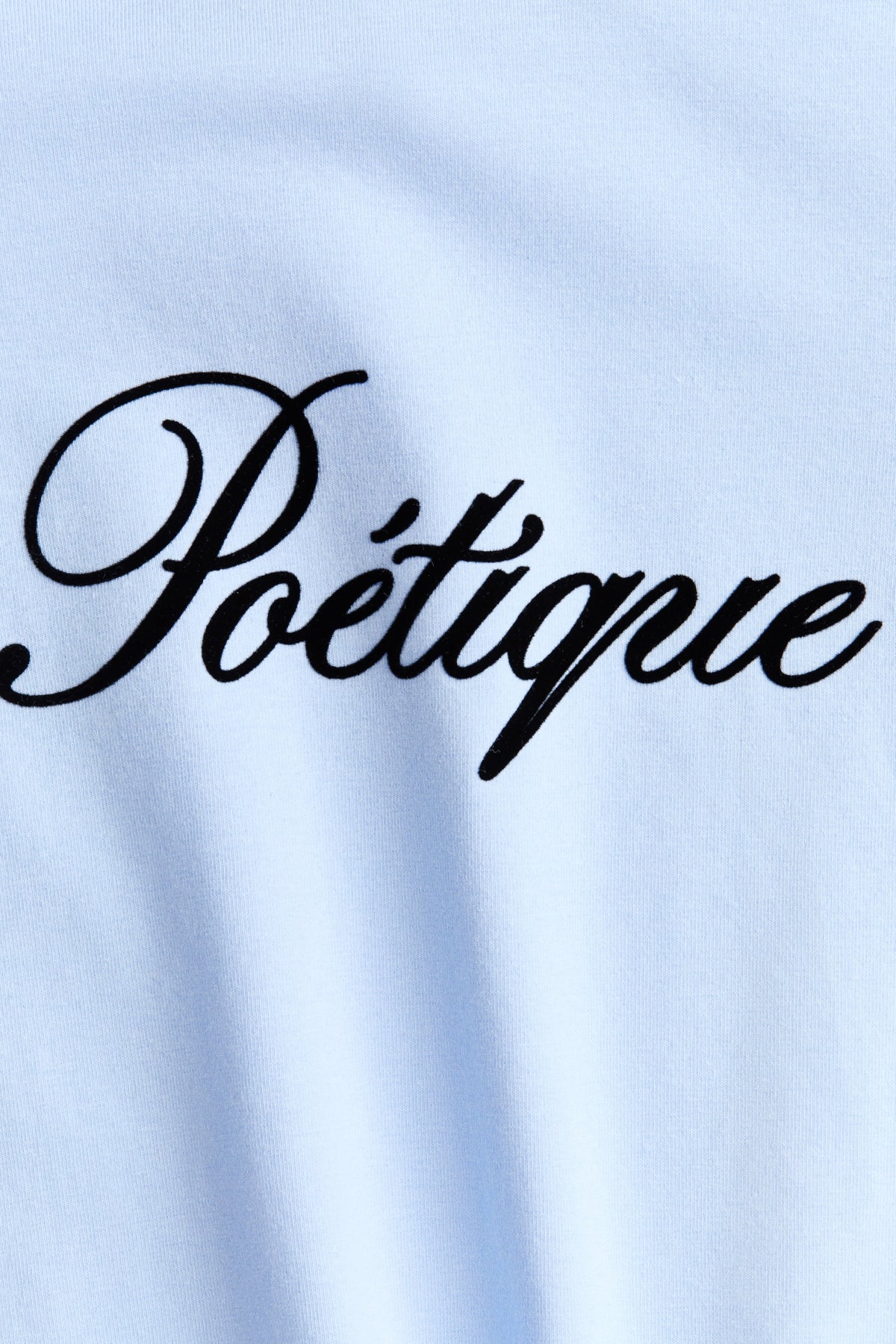 Poétique Fitted cotton T-shirt