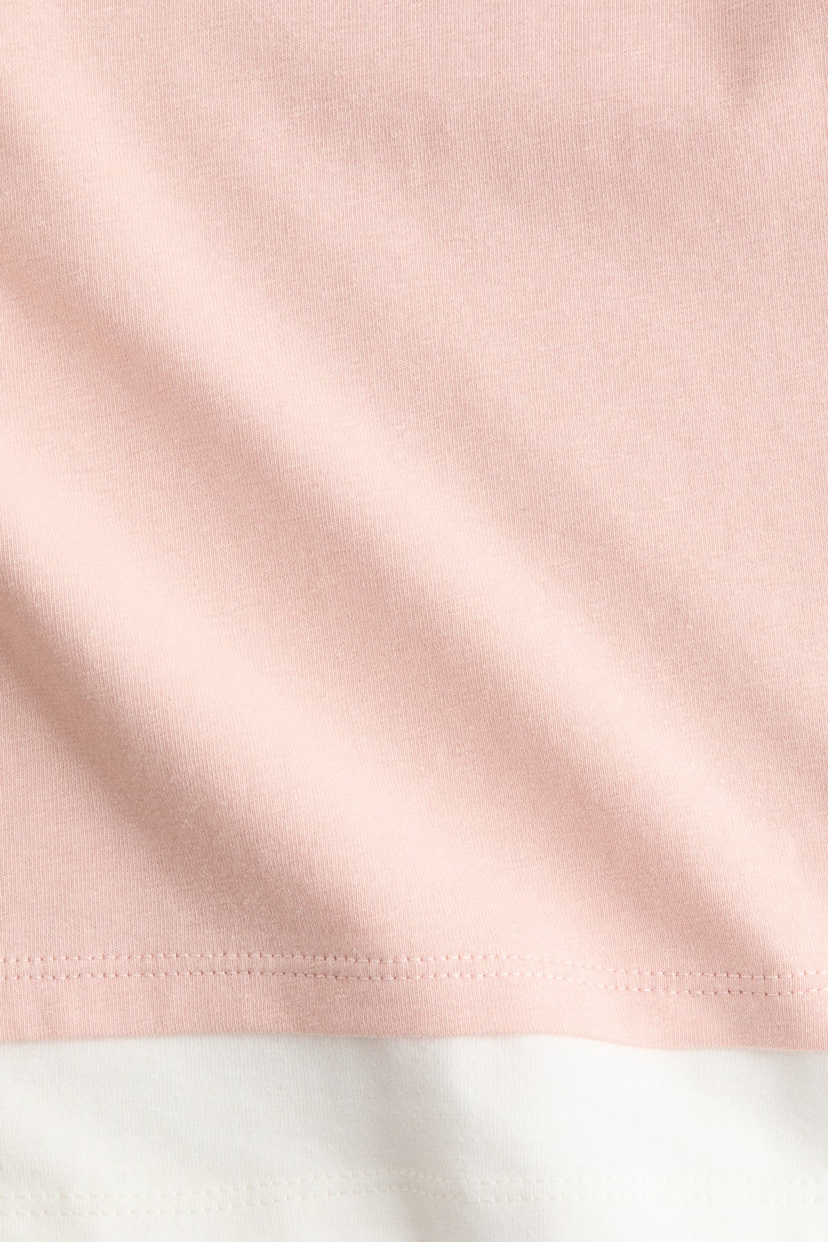 Layered-look T-shirt Pink
