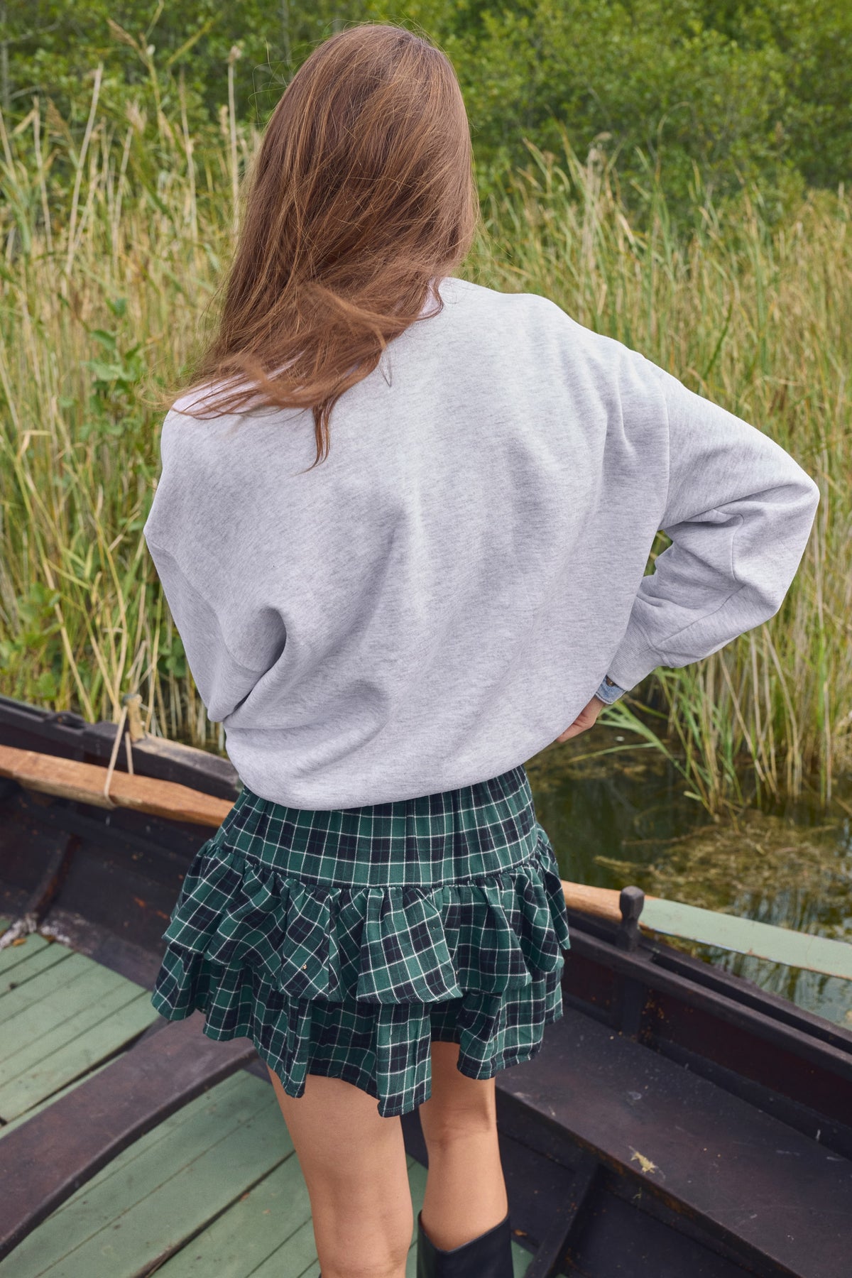 Motif detail sweatshirt