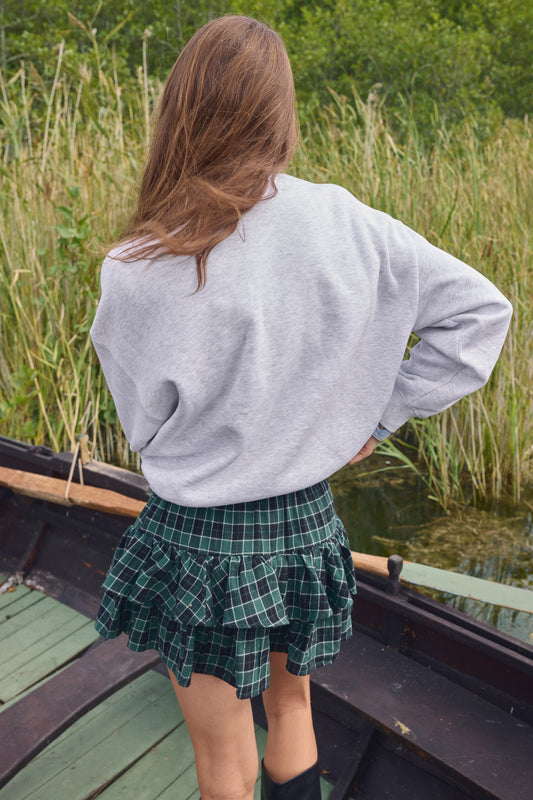 Motif detail sweatshirt
