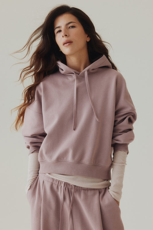 Hoodie Dusty purple