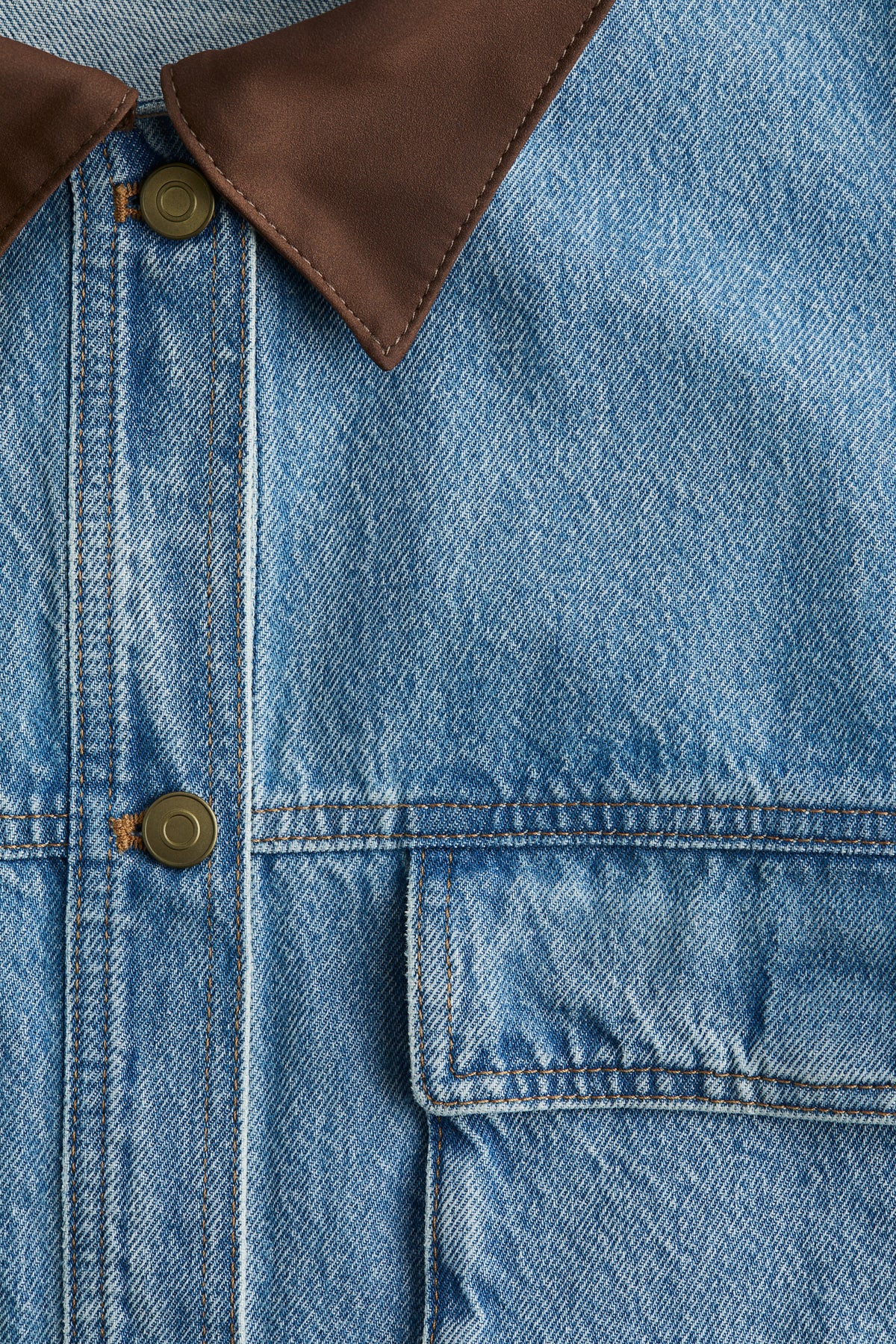 Oversized denim jacket