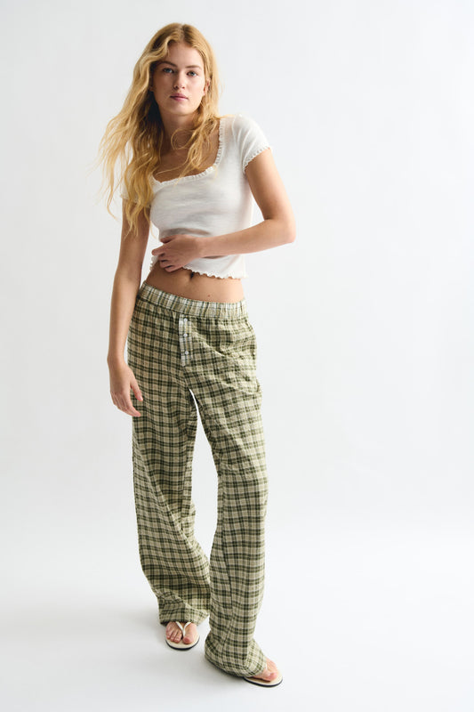 Pull-on trousers Green