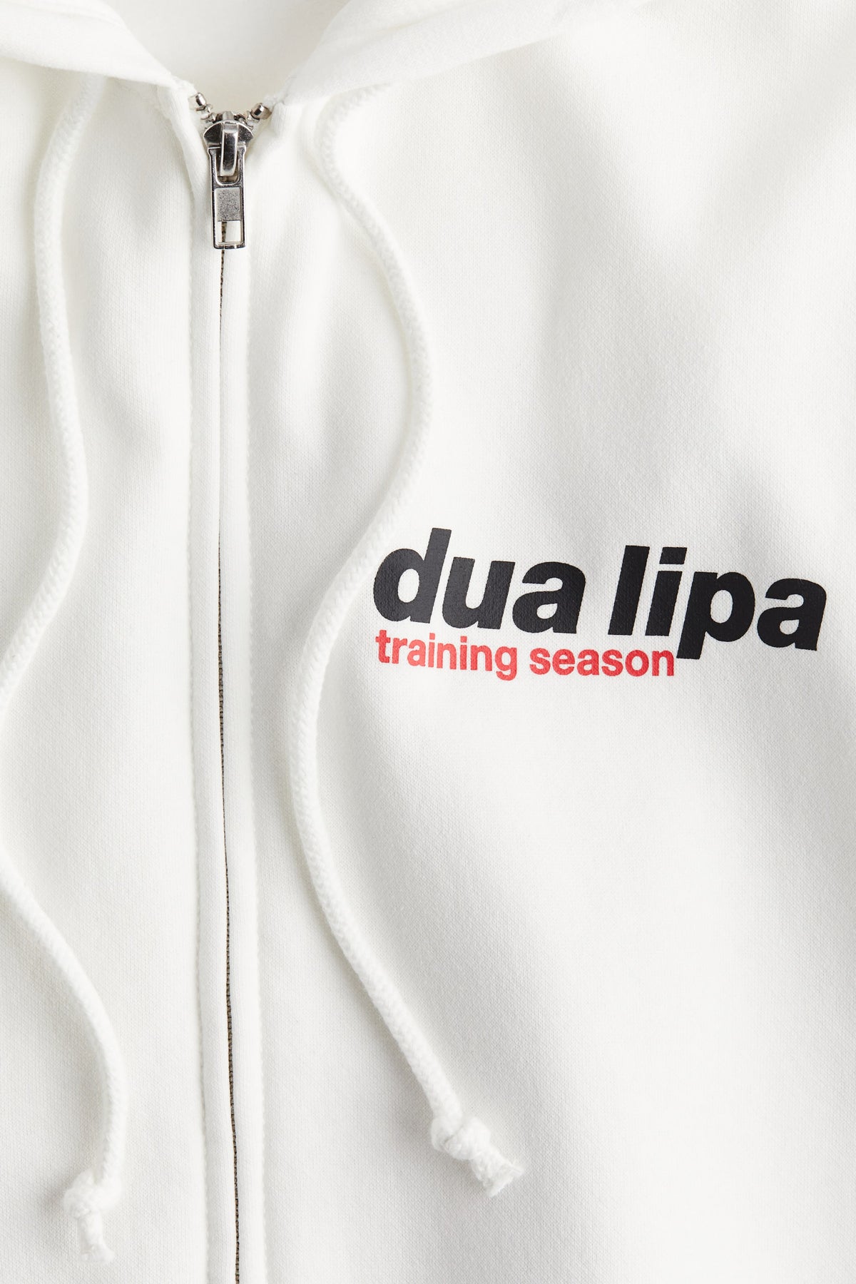 Dua Lipa Oversized zip-through hoodie