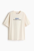 Monet Oversized print-motif T-shirt