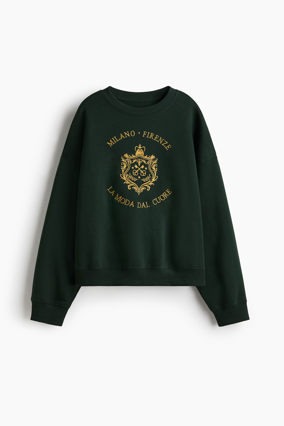 Milano Motif detail sweatshirt