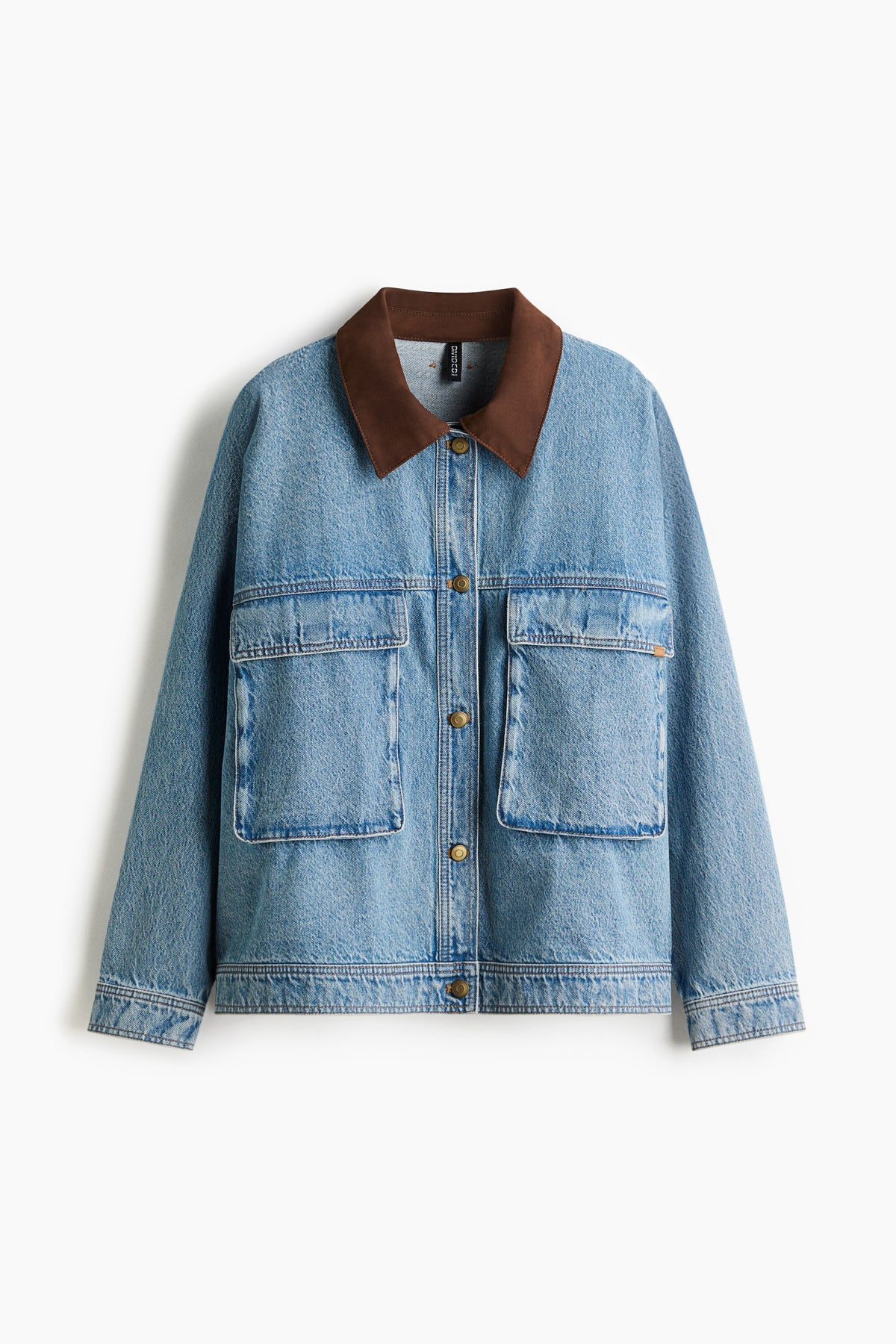 Oversized denim jacket